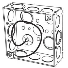 APPOZGCOMM 4SEKP - BX 4 IN SQ 1-1/2 DP ECNTRC KOS GRD WIRE