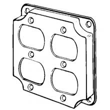 APPOZGCOMM 8371N - 4 IN SQ CVR 2 DPLX RCPT NEC