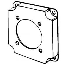 APPOZGCOMM 8378 - 4 IN SQ CVR 2-1/2 IN SGL RCPT