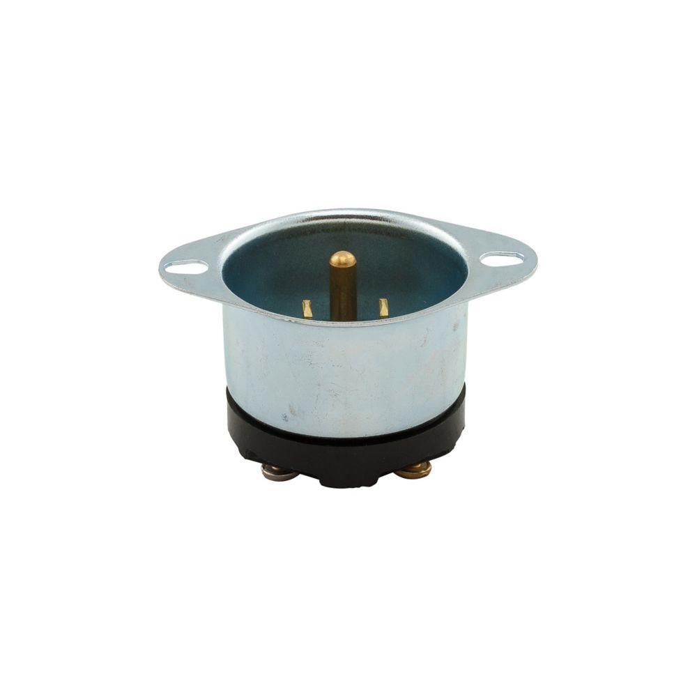 Flanged Inlet 15A 125V 2P3W Metal Shell