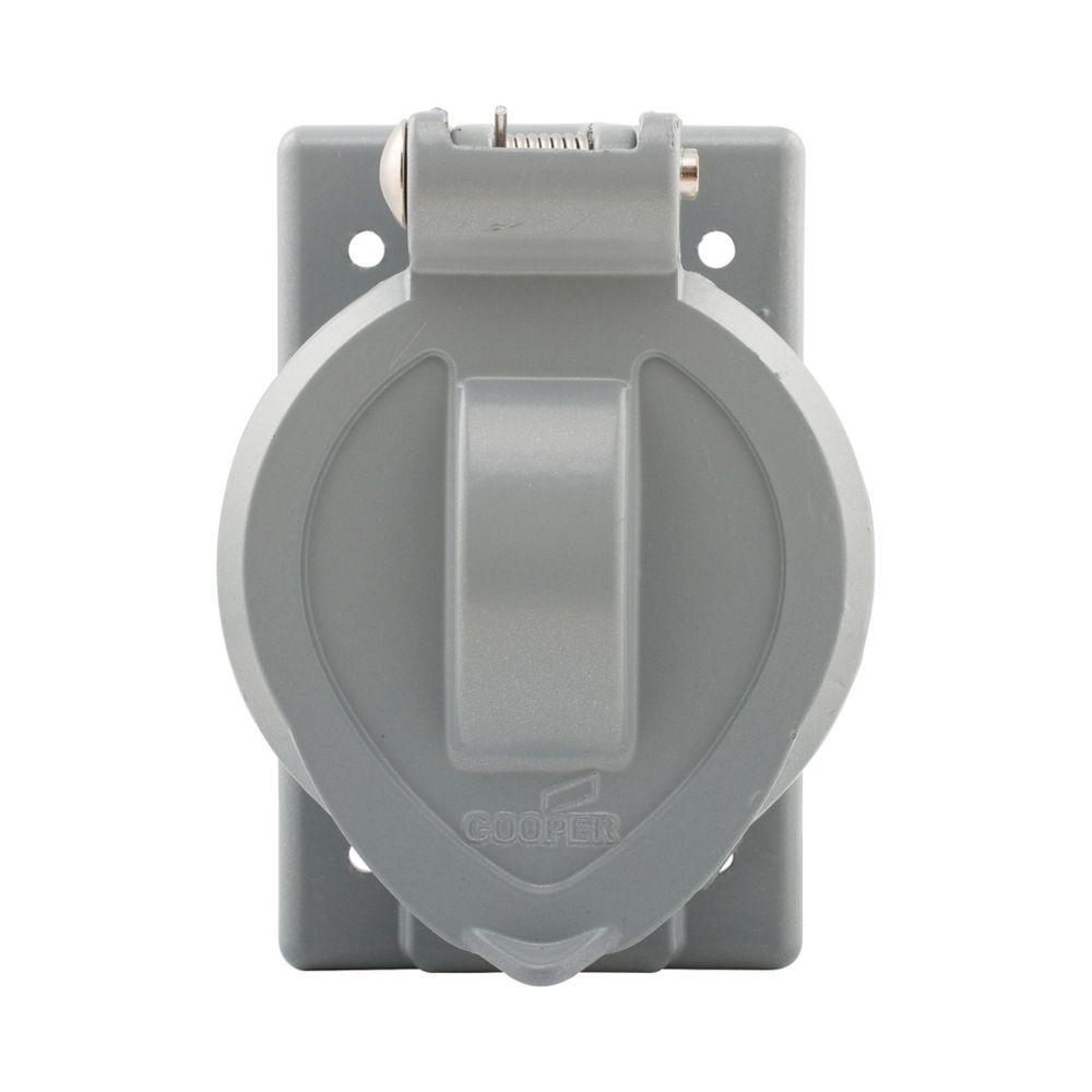 Cover WP for 50A Locking Recp Cast Alum