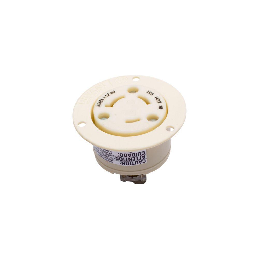 Flanged Outlet 30A 480V 3PH 3P3W H/L BW