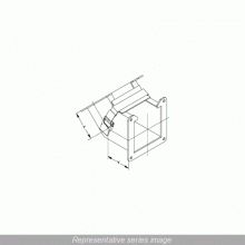 Hammond Manufacturing 1485E4P - 45" ELBOW INSIDE OPENING