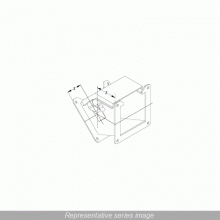 Hammond Manufacturing 1485C4Q - 45" ELBOW OUTSIDE OPENING