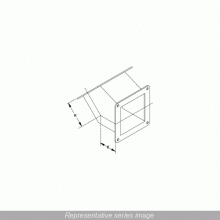 Hammond Manufacturing 1487D4P - 45" ELBOW