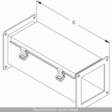 Hammond Manufacturing 1487C48 - N12 PULL-THRU WW 4X4