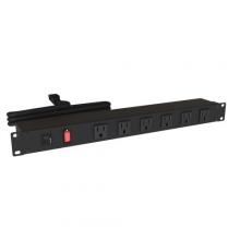 Hammond Manufacturing 1582H6B1BKRA - 19" RACK MOUNT, 90 DEG RECEP