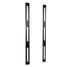 Hammond Manufacturing H1SRR45U31BK - 45U SQUARE HOLE RACK RAILS