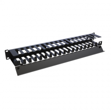 Hammond Manufacturing RB-HSF1 - 1U HORIZONTAL STEEL FINGER MGR