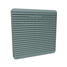 Hammond Manufacturing XPFA254GY - 254MM FILTER GRILL ASA61 GRAY