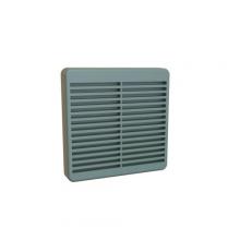 Hammond Manufacturing XPFA80GY - 80MM FILTER GRILL ASA61 GRAY