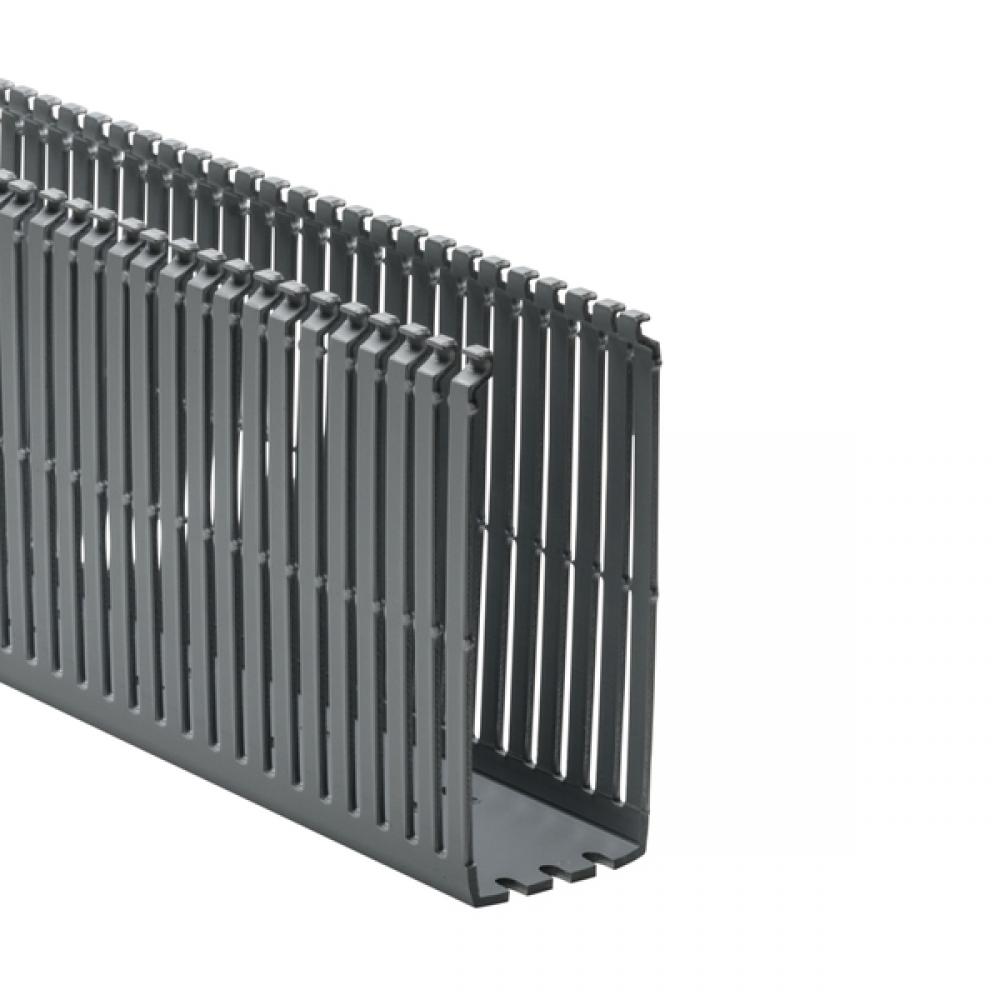 SLHD2X4 W/ADH BLACK PVC DUCT