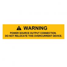 HellermannTyton 596-00880 - WARNING INVERTER 2017 50/RL