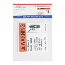 HellermannTyton 596-00905 - 5.0" X 3.5" ARC FLASH 10/PK