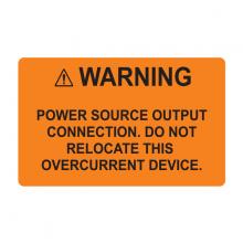 HellermannTyton 596-00884 - WARNING INVERTER 2017 10/PK