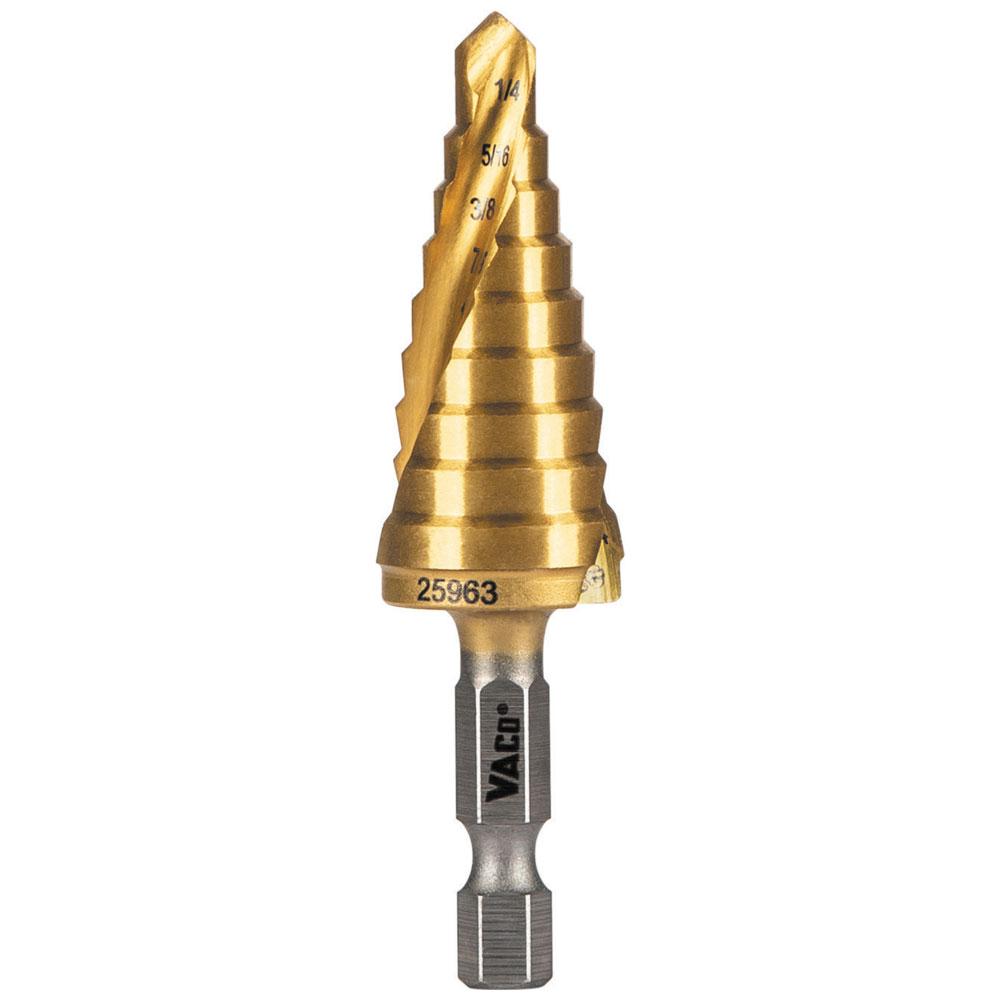 1/4" to 3/4" Step Drill Bit, VACO