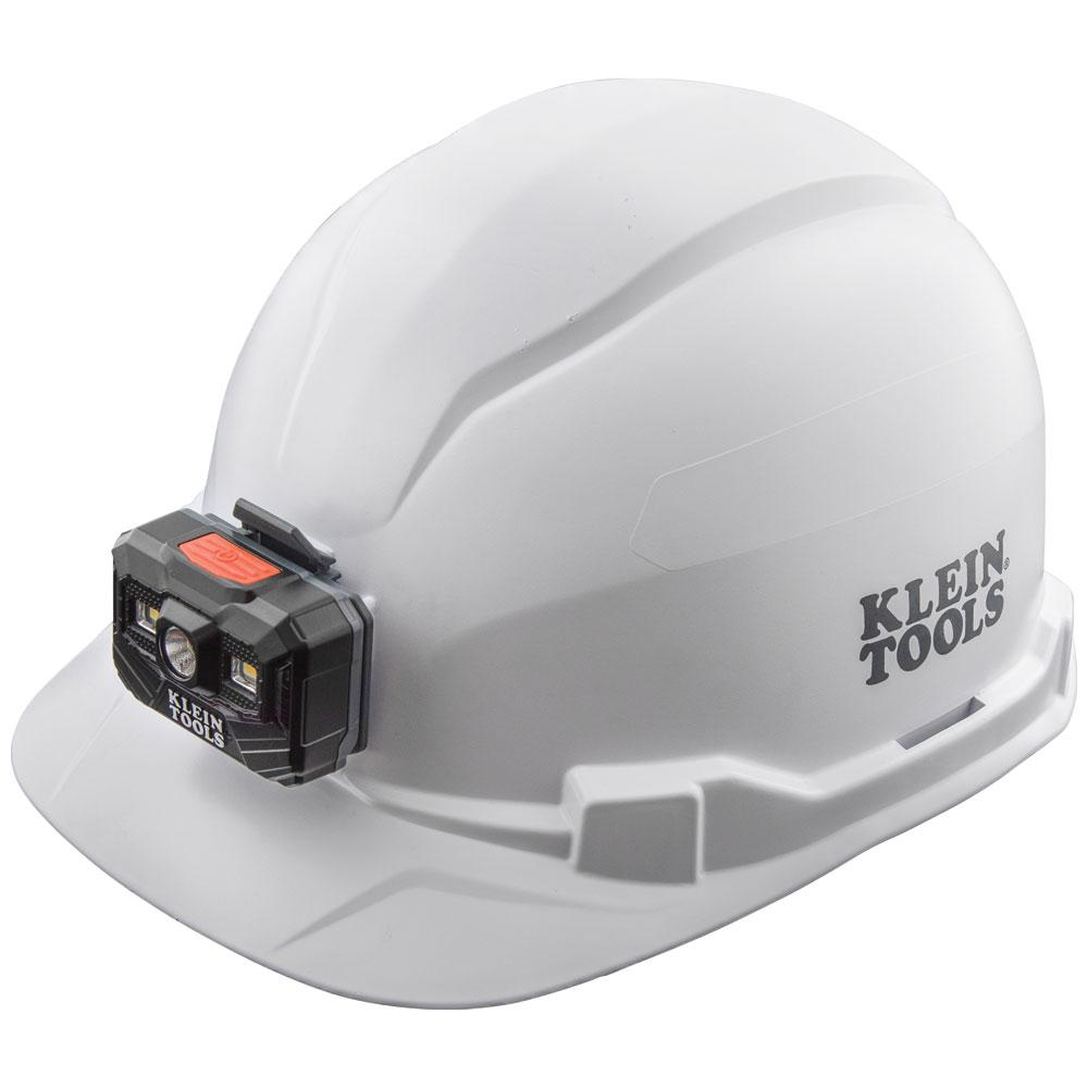 Hard Hat,Non-vented Cap w/Headlamp