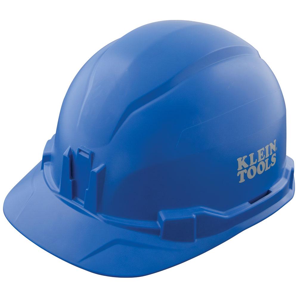 Hard Hat, Non-vented Cap, Blue