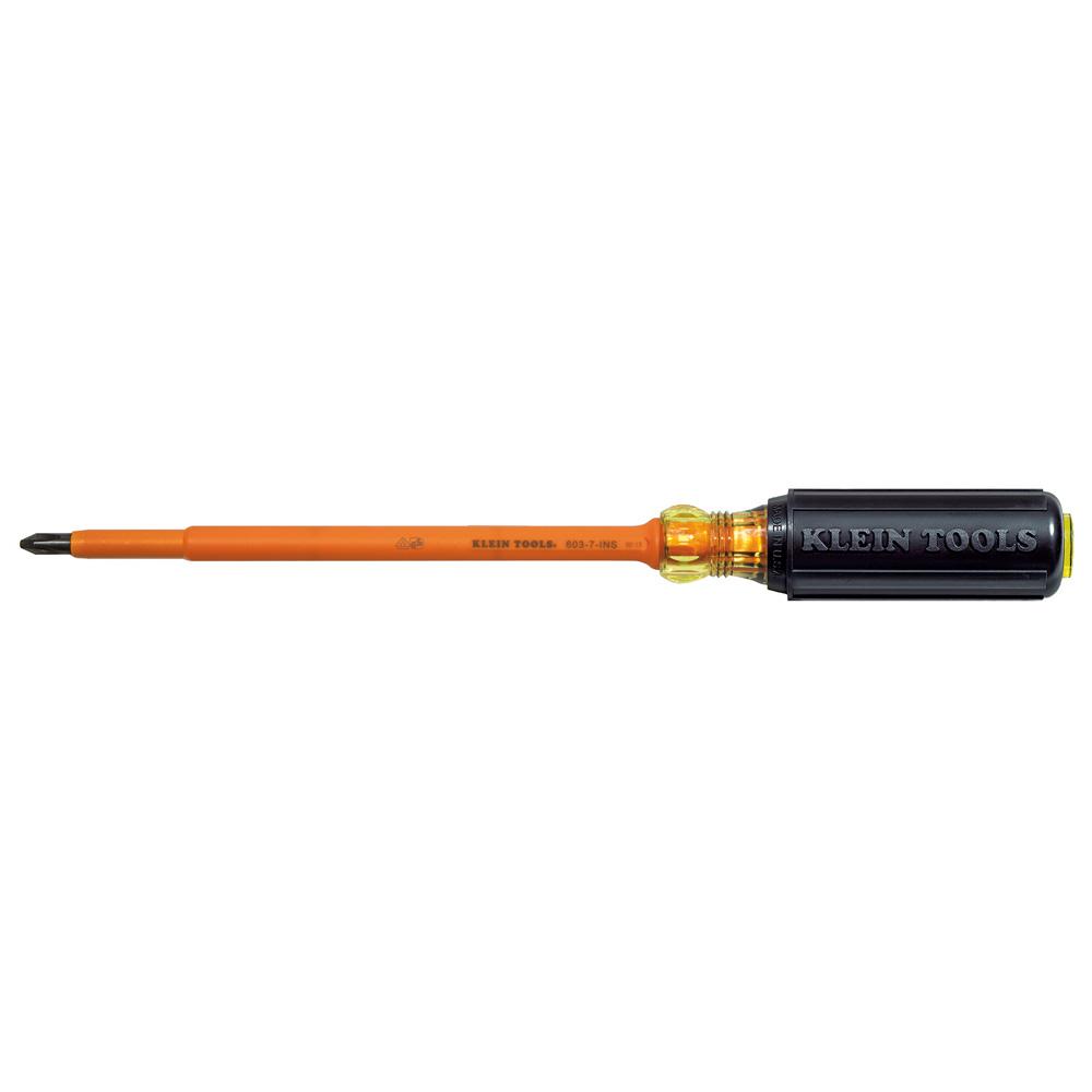 Screwdriver, Insul, #2 PH, 7" L