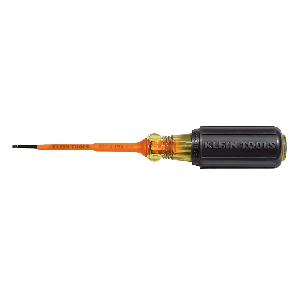 Screwdriver, Insulated 3/32" SL 3"L