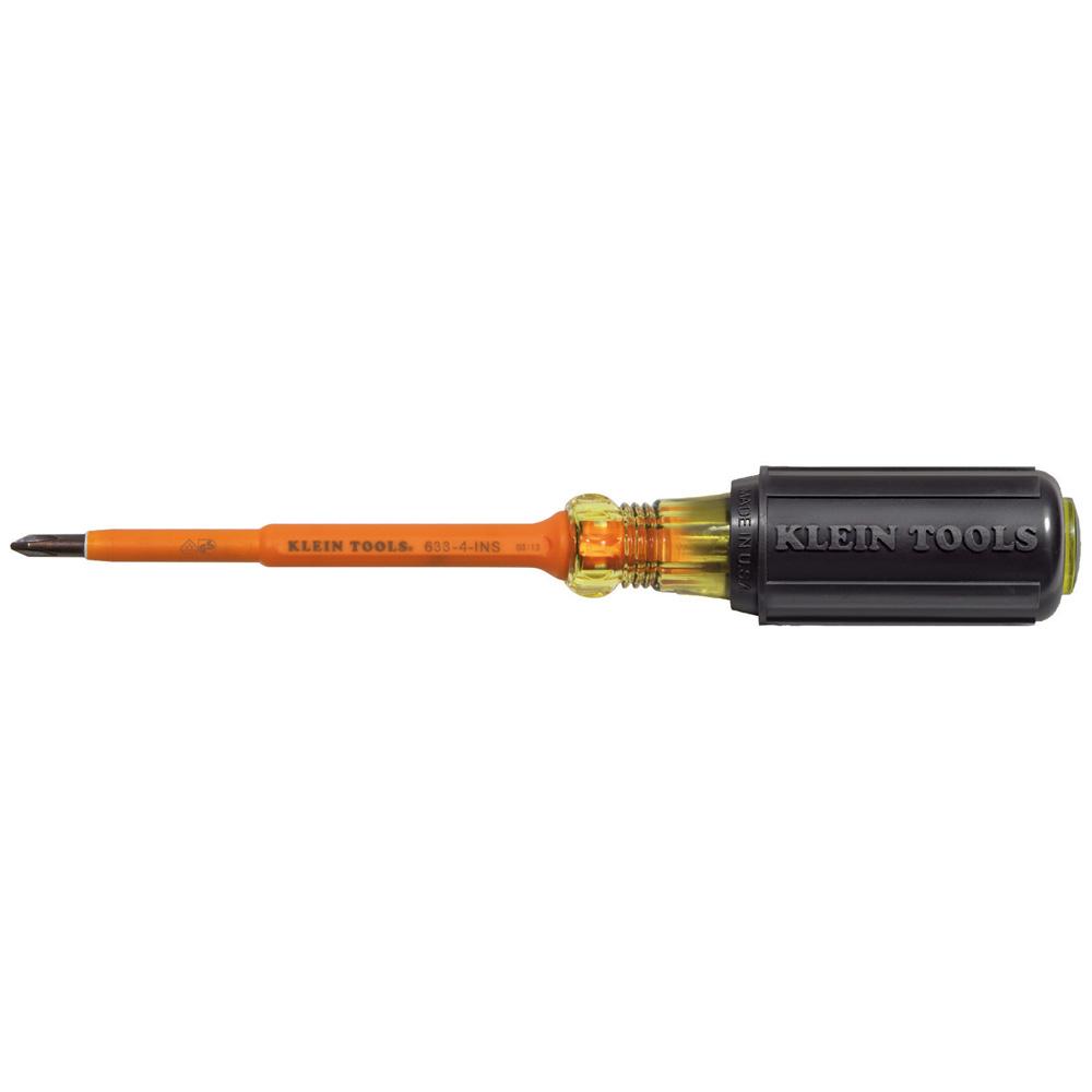 Screwdriver, Insul, #1 PH, 4" L