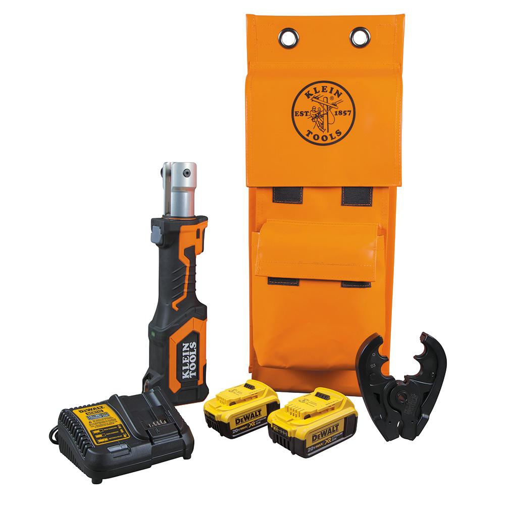 Cordless 7-Ton Crimper Kit 4 Ah