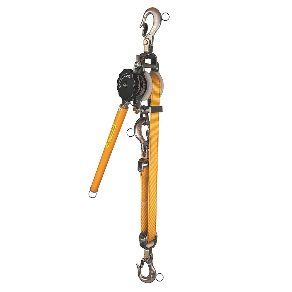 Web Strap Ratchet Hoist w/Hot Rings