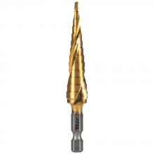 Klein Tools 25964 - 1/8" to 1/2" Step Drill Bit, VACO