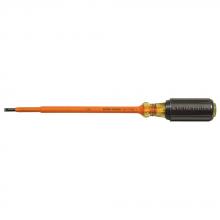 Klein Tools 601-7-INS - Screwdriver, Insulated 3/16" Cab 7"