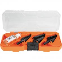 Klein Tools KTSBSPRO - Premium Hex Step Bit Set, 3 Pc