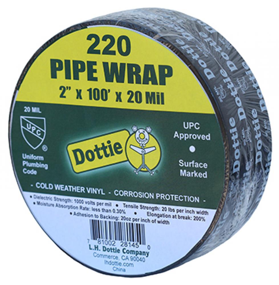 2 X 100' 20 MIL PIPE WRAP Pipe Wrap 20 Mil