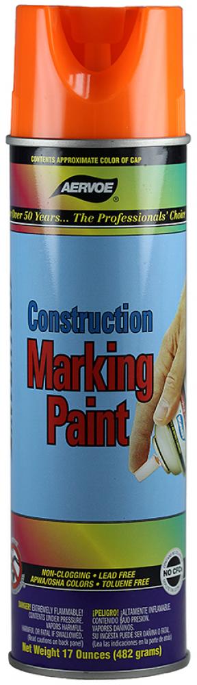 Construction Marking Paint - Flourescent Orange