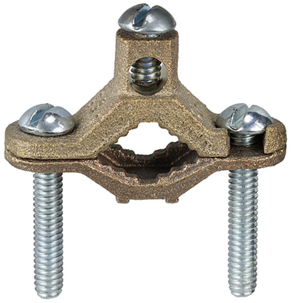 1/2 to 1" Bare Ground Clamps Bronze