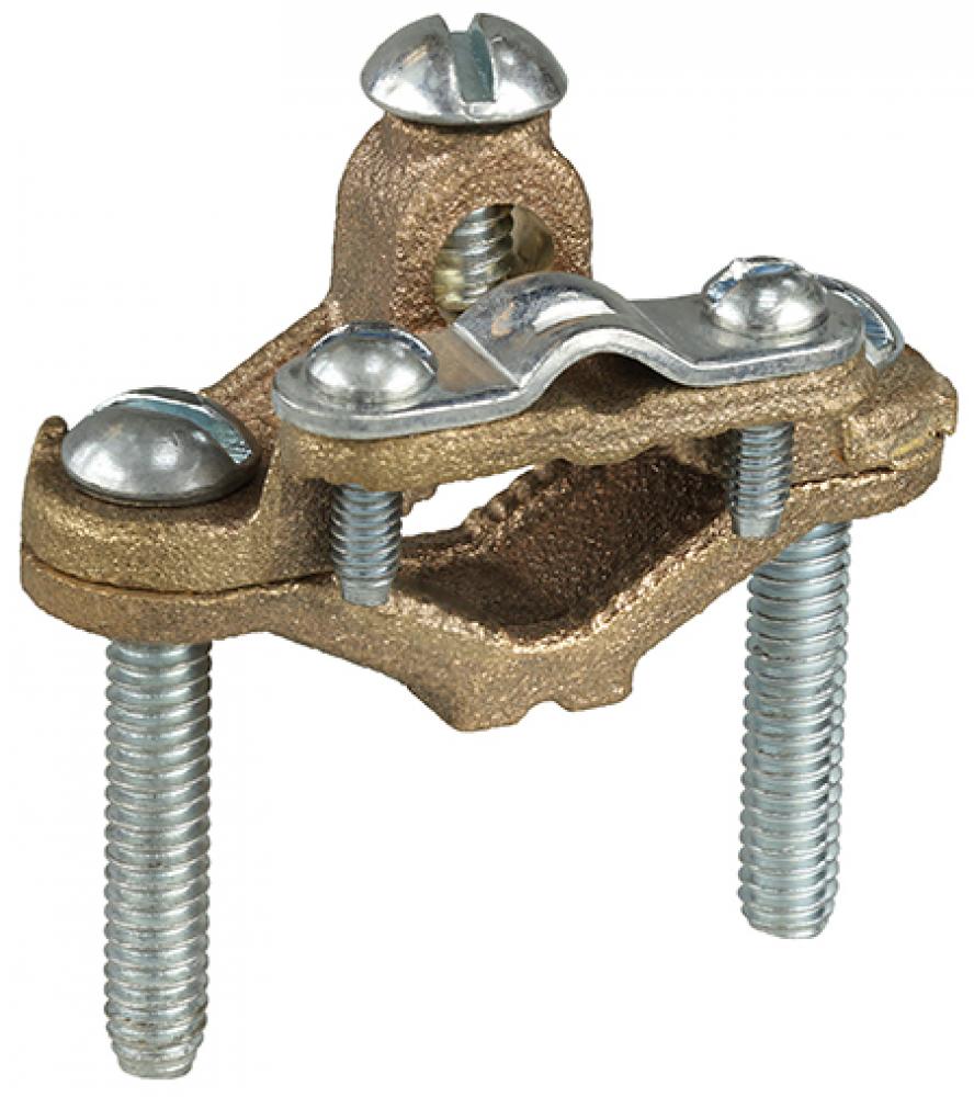 1-1/4 to 2" Armored Ground Clamp Bronze