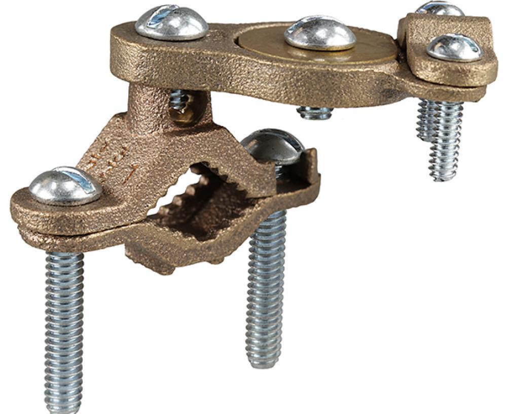 1-1/4 to 2" Armored Ground Clamp Bronze Swiv