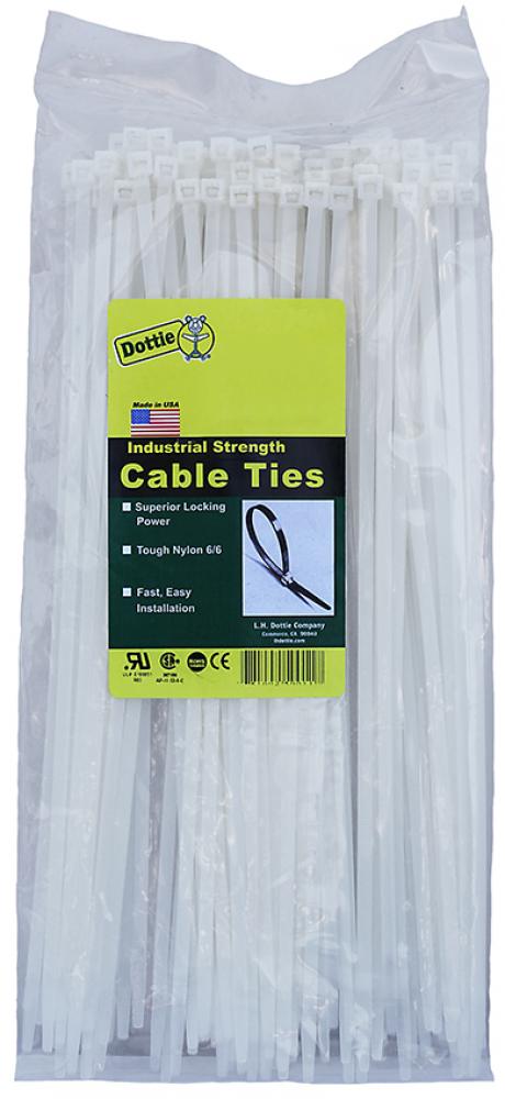 21-1/2" Cable Ties Natural Heavy Duty Straig