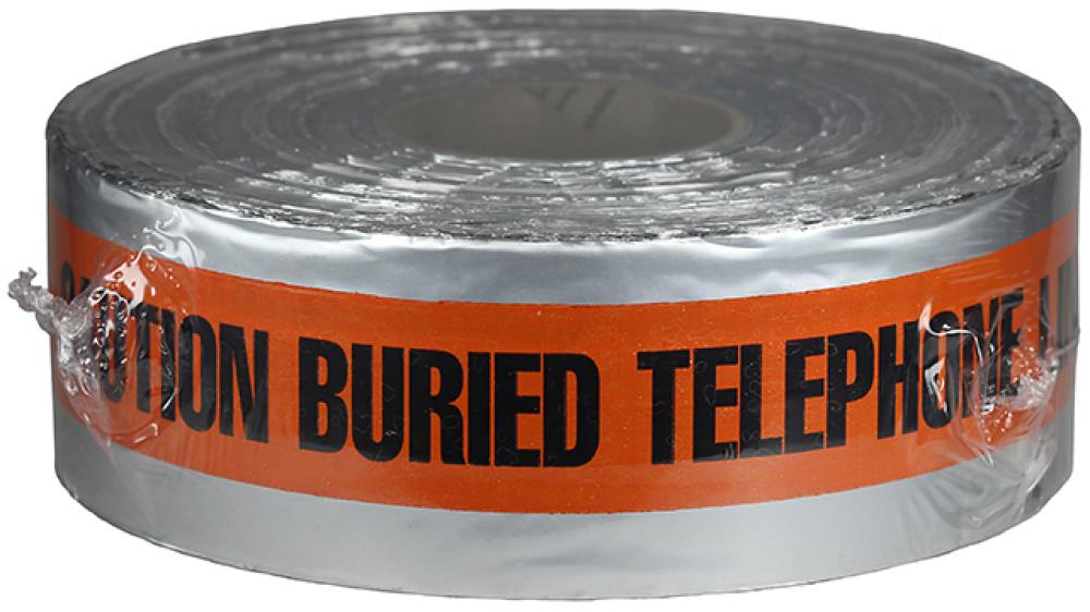 3" X 1000' Detectable Tape 5 Mil Telepho