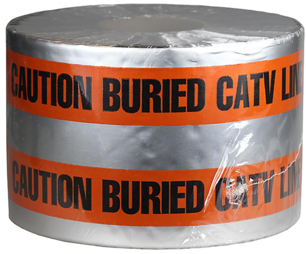 6" X 1000' Detectable Tape 5 Mil CATV -