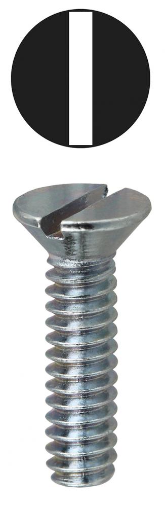 6-32 Machine Screw Kit Slotted Flat Head