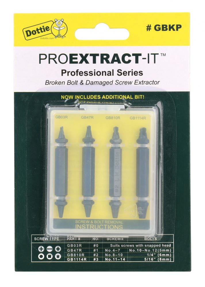 3-Pc. Pro-Grabit Screw Removal Kit