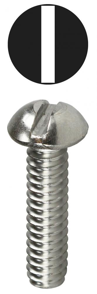 6-32 X 1-1/2 Round Head Machine Screws Stainless