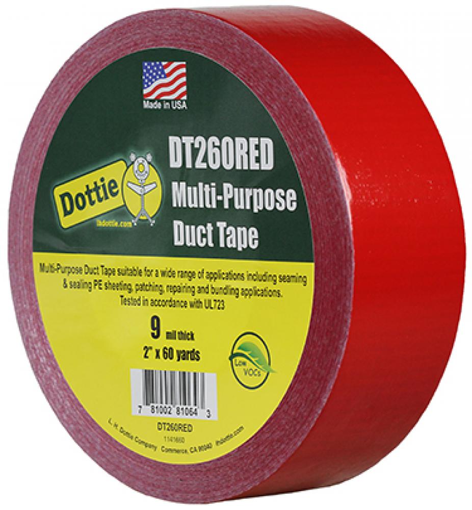 2 X 60 Yards ( Red ) Duct Tape Industrial Grade