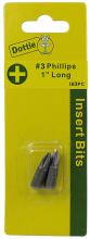 LH Dottie IB3PC - Carded 2 pc. #3 X 1" Phillips Insert Bit