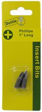 LH Dottie IB0PC - Carded 2 pc. #0 X 1" - Phillips Insert Bit