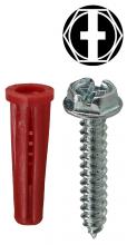 LH Dottie K14CHXTP - #12 Anchor Kit Hex Head/Slotted with #23 Red Col