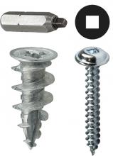 LH Dottie WDK8WSQT - #8 Anchor Kit Wall Driller ( Zinc ) Includes Squ