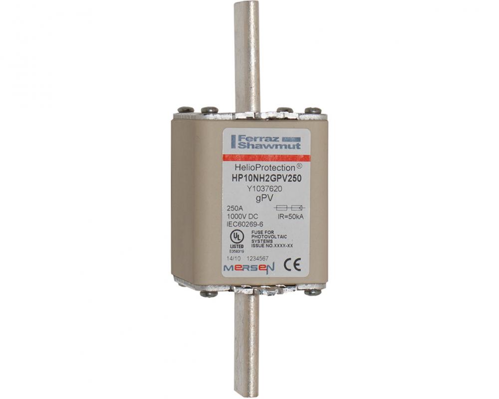 PV Fuse gPV 1000VDC IEC 1000VDC UL NH2 250A Plai