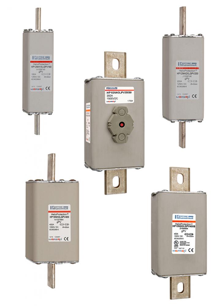 PV Fuse gPV 1500VDC IEC 1500VDC UL 3L 160A Plain