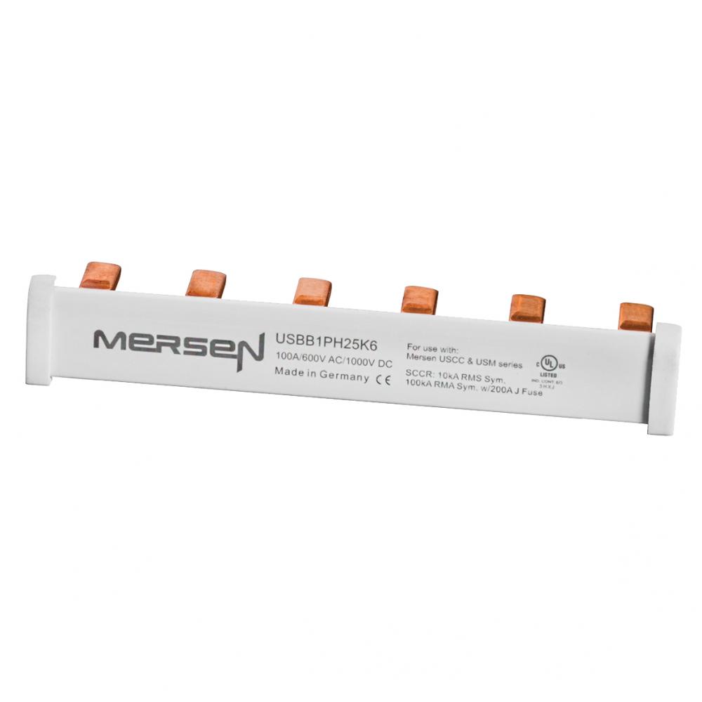 6P 1PH 600VAC/1000VDC BUSBAR