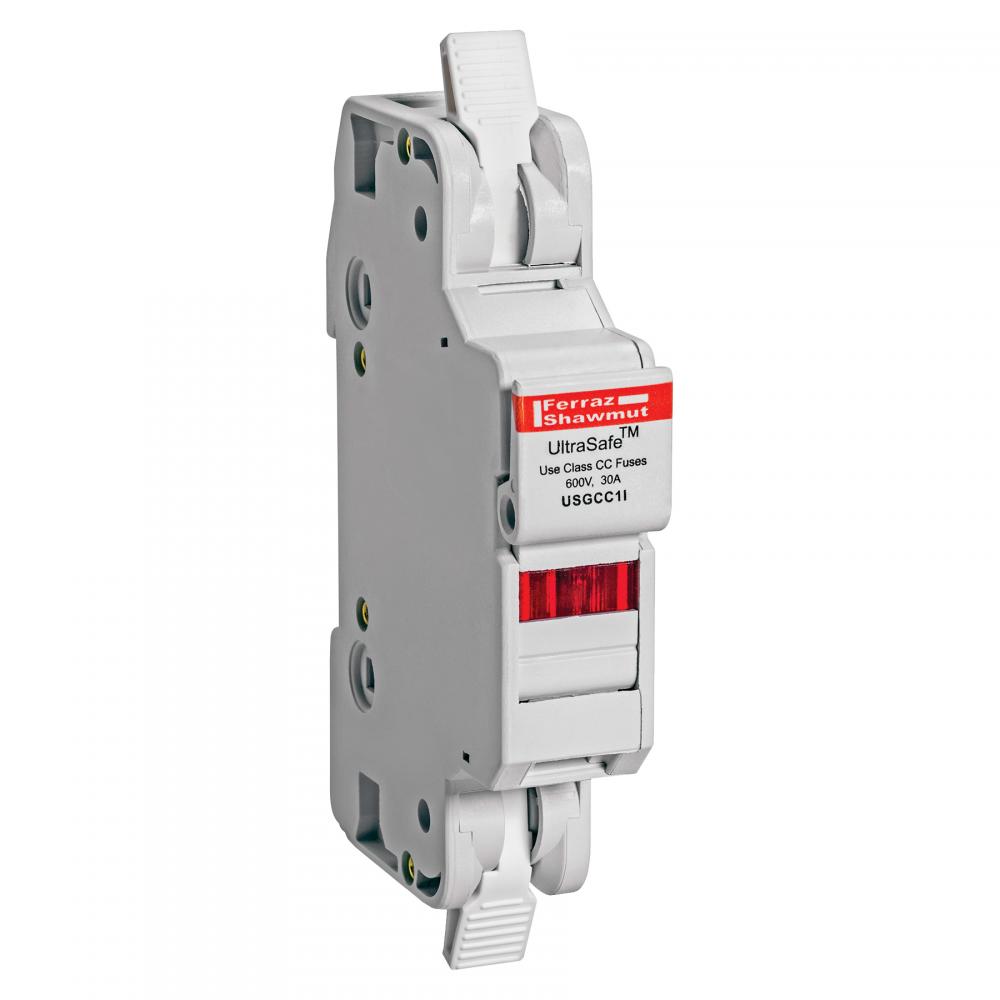 Fuse Holder 600VAC 600VDC Class CC 30A 1-Pole LE